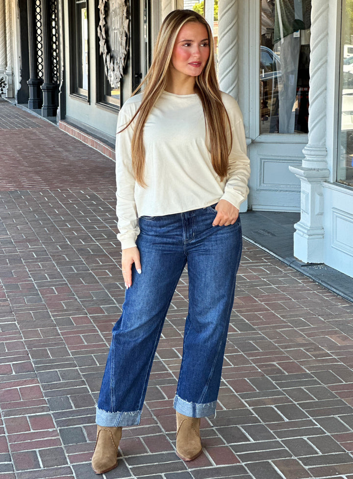 Dear John Fremont Tee in Whitecap Gray