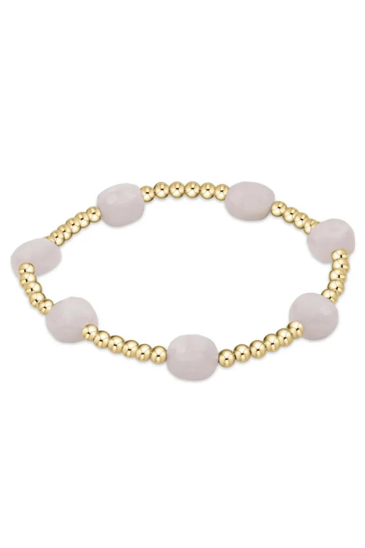 Enewton Admire Gold 3mm Bead Bracelet- Moonstone