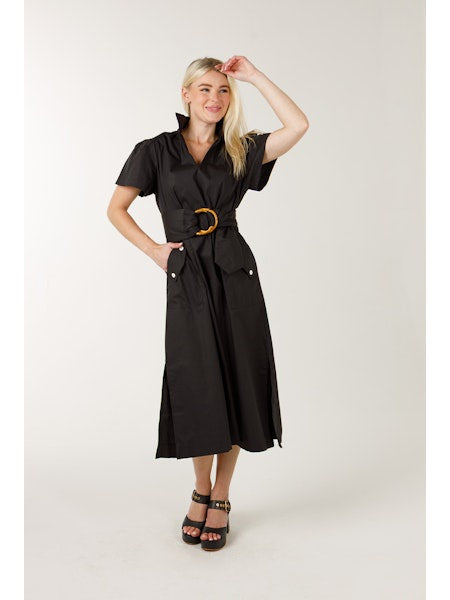 Holly Shae Gretchen Dress in Solis Black
