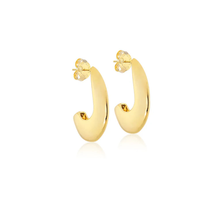 Shelia Fajl Miriad Hoops in Gold
