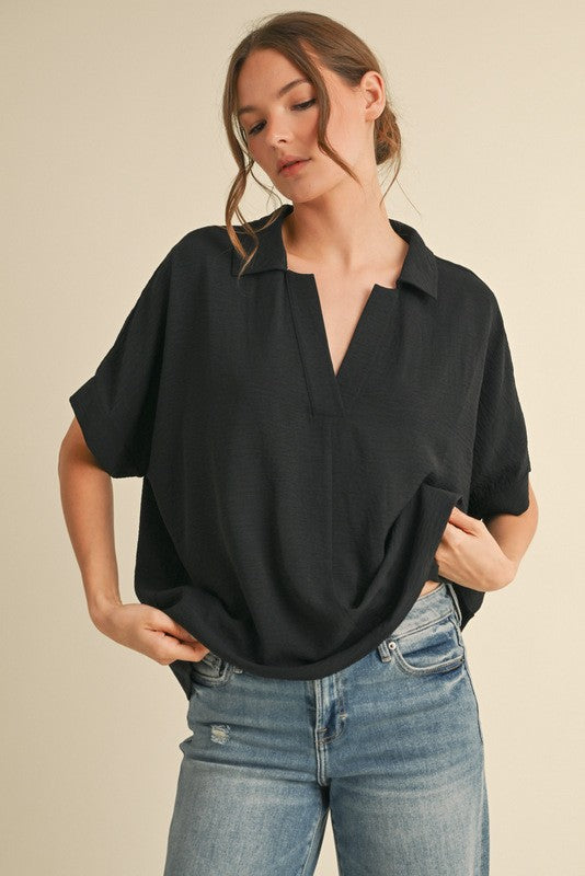 Kind Of A Moment Black Top