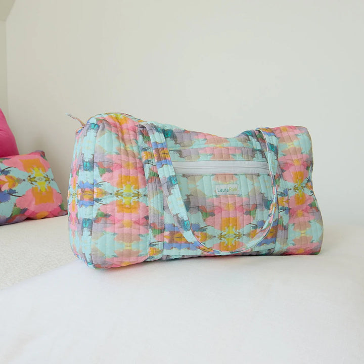 Laura Park Weekender Duffle Bag in Antigua Smile