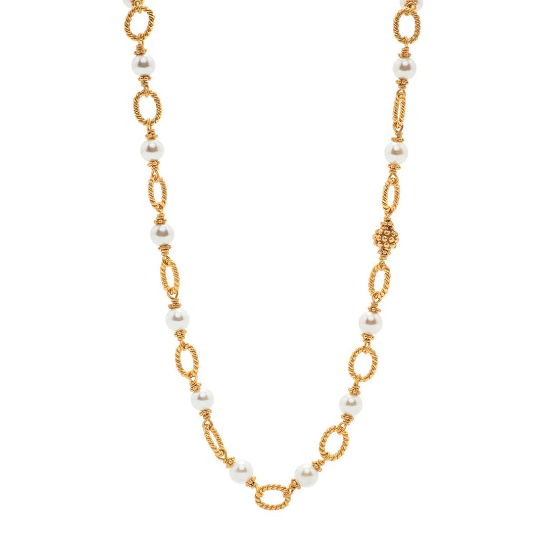 Capucine De Wolf Berry & Bead Chain, 24'' - Pearl