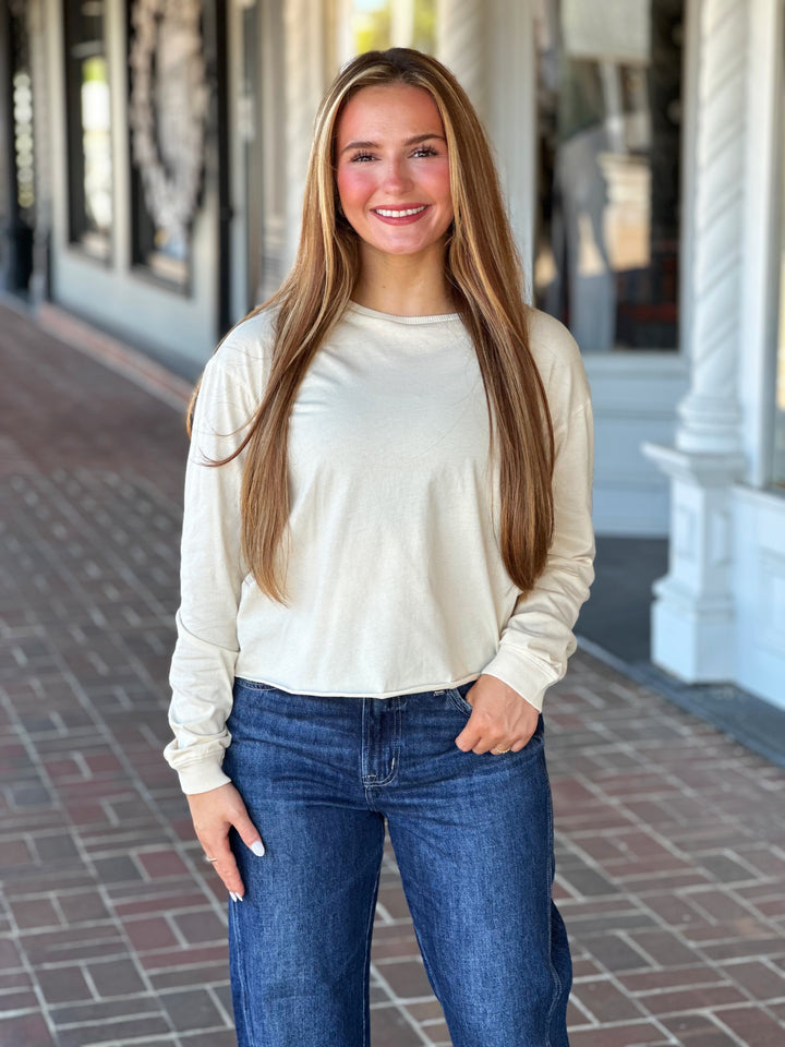 Dear John Fremont Tee in Whitecap Gray