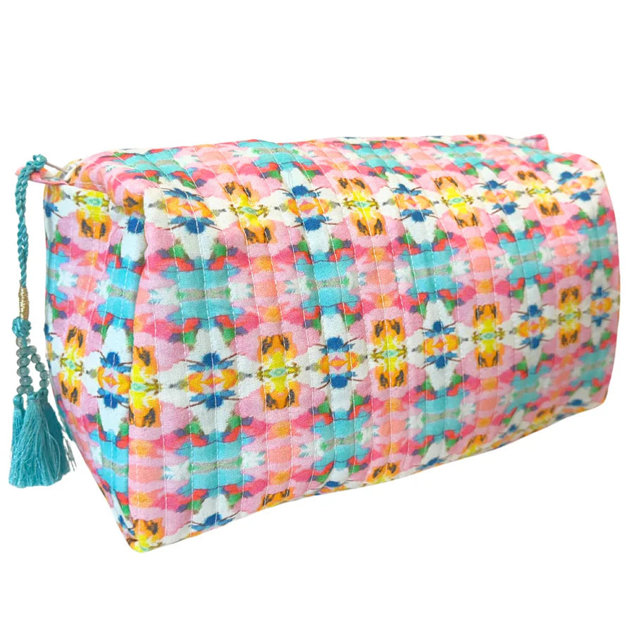 Laura Park Large Cosmetic Bag in Sumner Pink