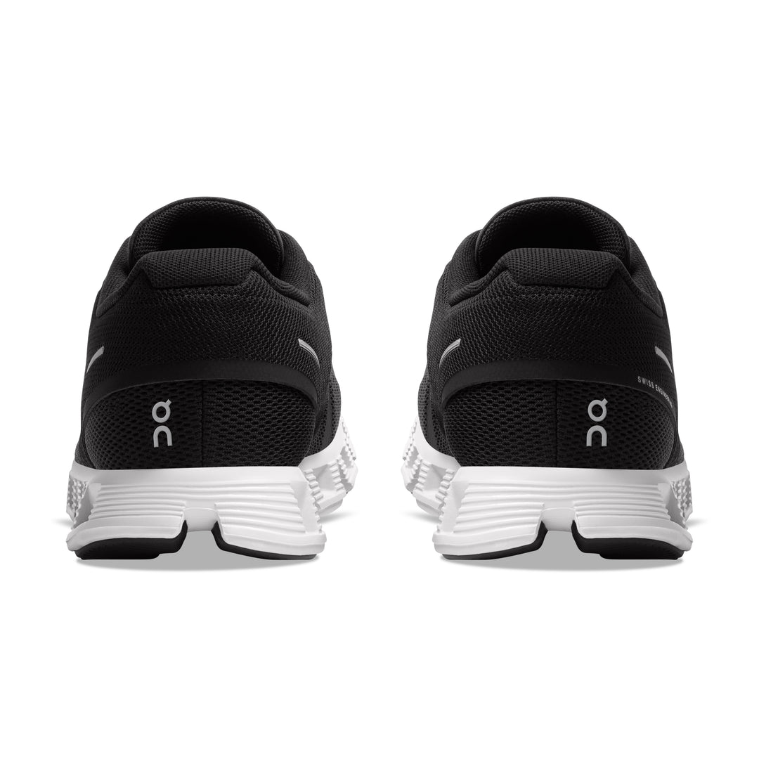 Women's On Cloud 5 Running Shoe in Black | White