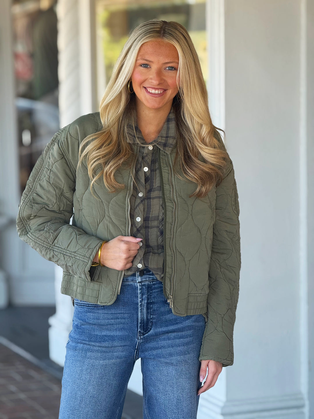 Dear John Maverick Jacket in Vetiver