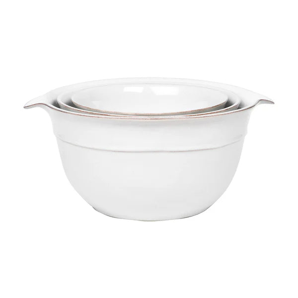 Juliska Puro Nesting Serving Bowl Set/3pc in Whitewash