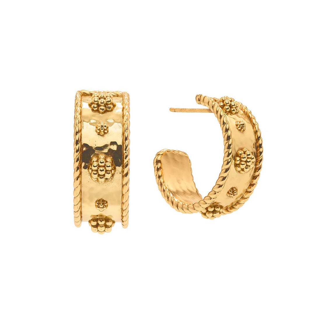 Capucine De Wolf Berry Classic Small Hoop Earrings - Gold