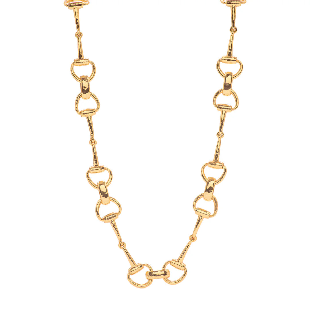Capucine De Wolf Equestrian Snaffle Bit Chain Necklace, 20" - Gold