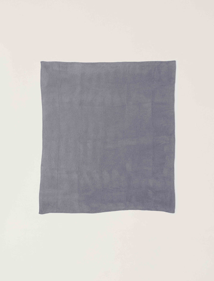 Barefoot Dreams CozyChic® Waffle Bed Blanket in Dove Gray