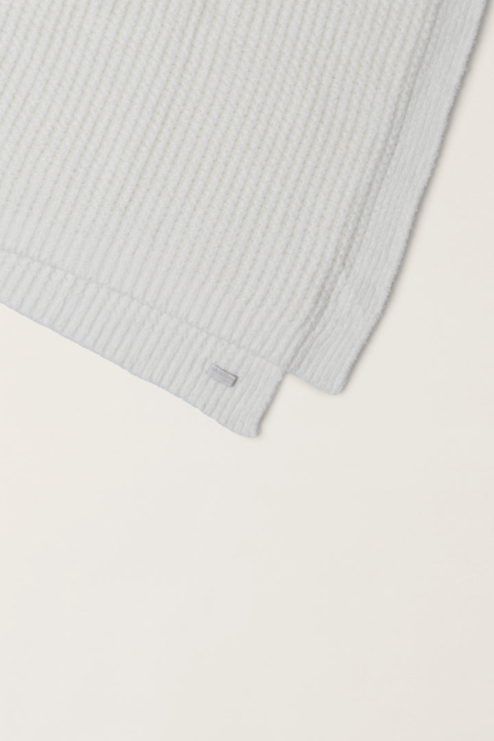 Barefoot Dreams CozyChic® Waffle Bed Blanket in Pearl