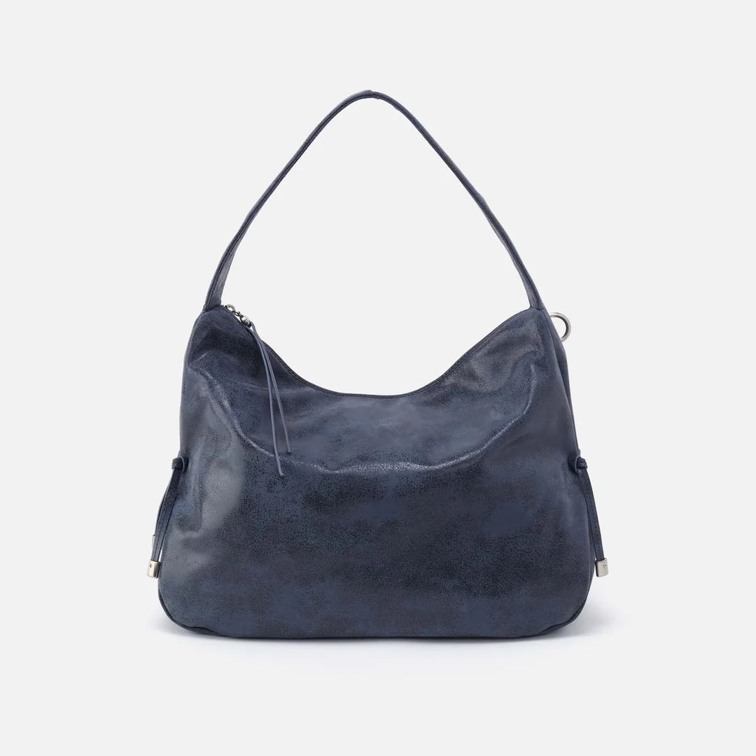 Hobo Kori Hobo Bag in Buffed Leather | Indigo Sky