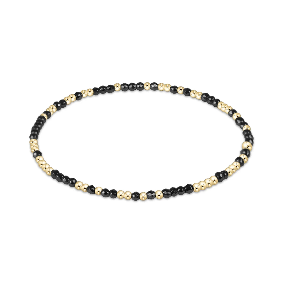 Enewton Hope Unwritten Faceted Hematite 2MM Bead Bracelet