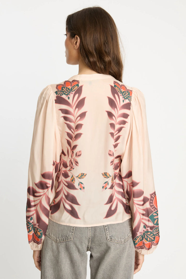 Selene Top in Copper Orchard