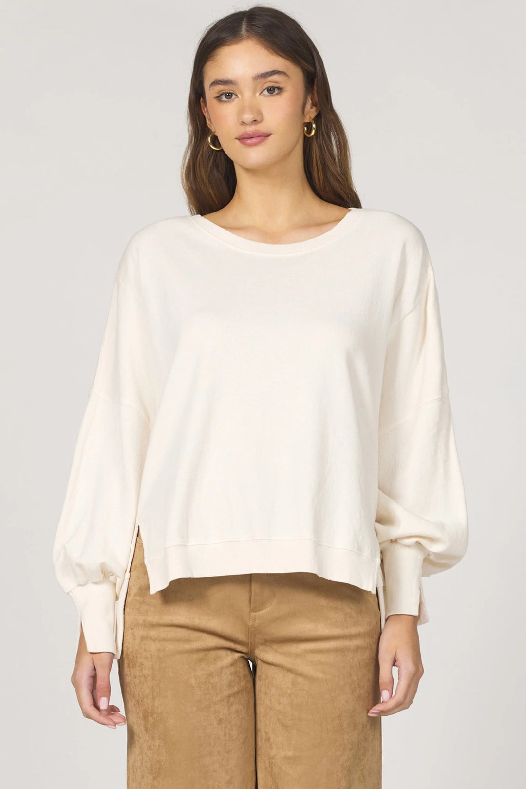 Dear John Trenton Sweater in Whitecap Gray