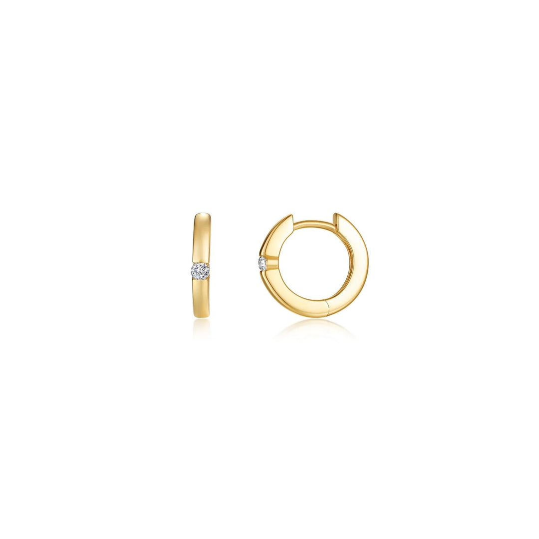 Lafonn Kate Huggie Earrings in Gold