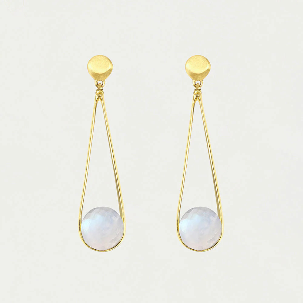 Dean DavidsonMini Ipanema Earrings in Rainbow Moonstone