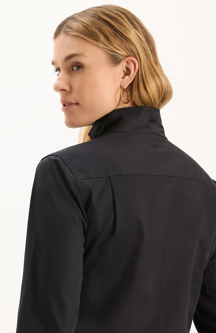 Tyler Boe Natalie Cotton Shirt in Black