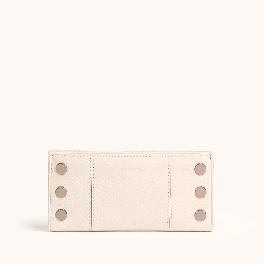 Hammitt 110 North Wallet in Calla Lily White/Silver