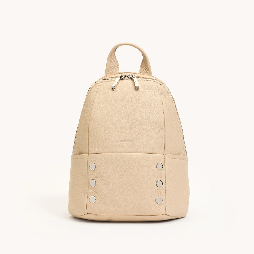 Hammitt Hunter Med Backpack in Limestone/Silver