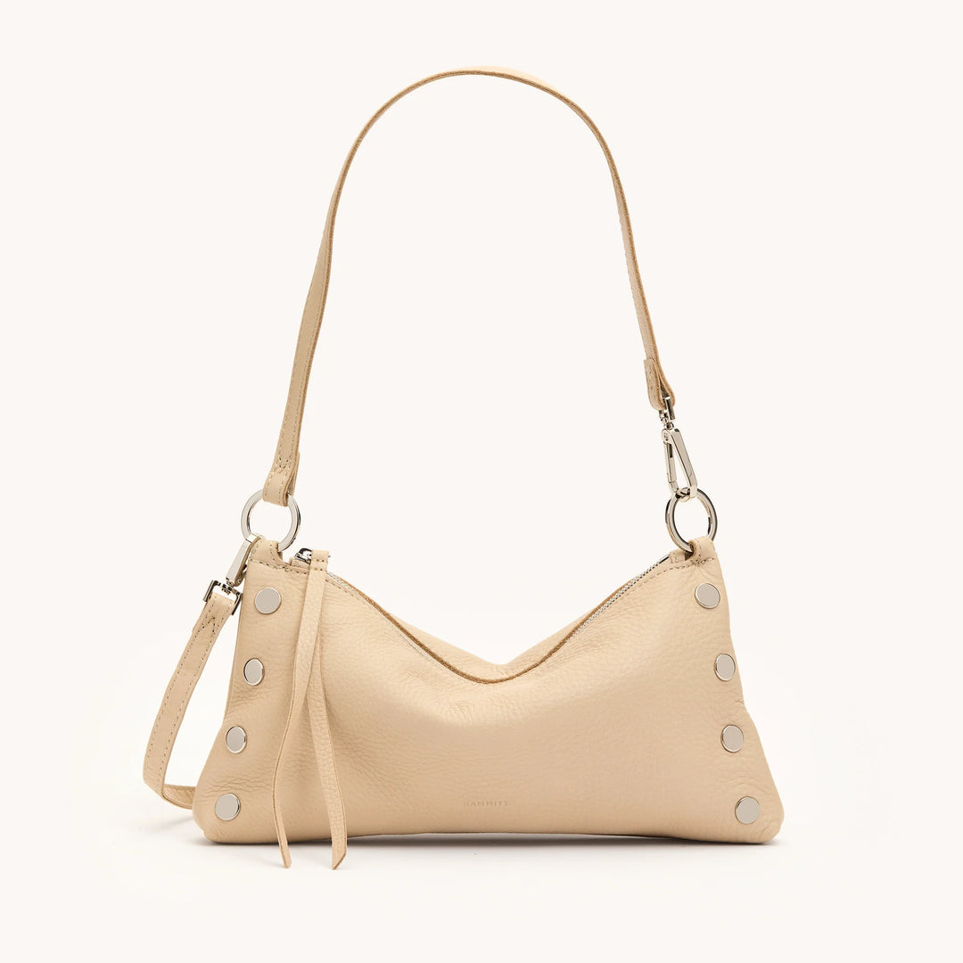 Hammitt Kyle Small Shoulder Bag in Limestone/Silver
