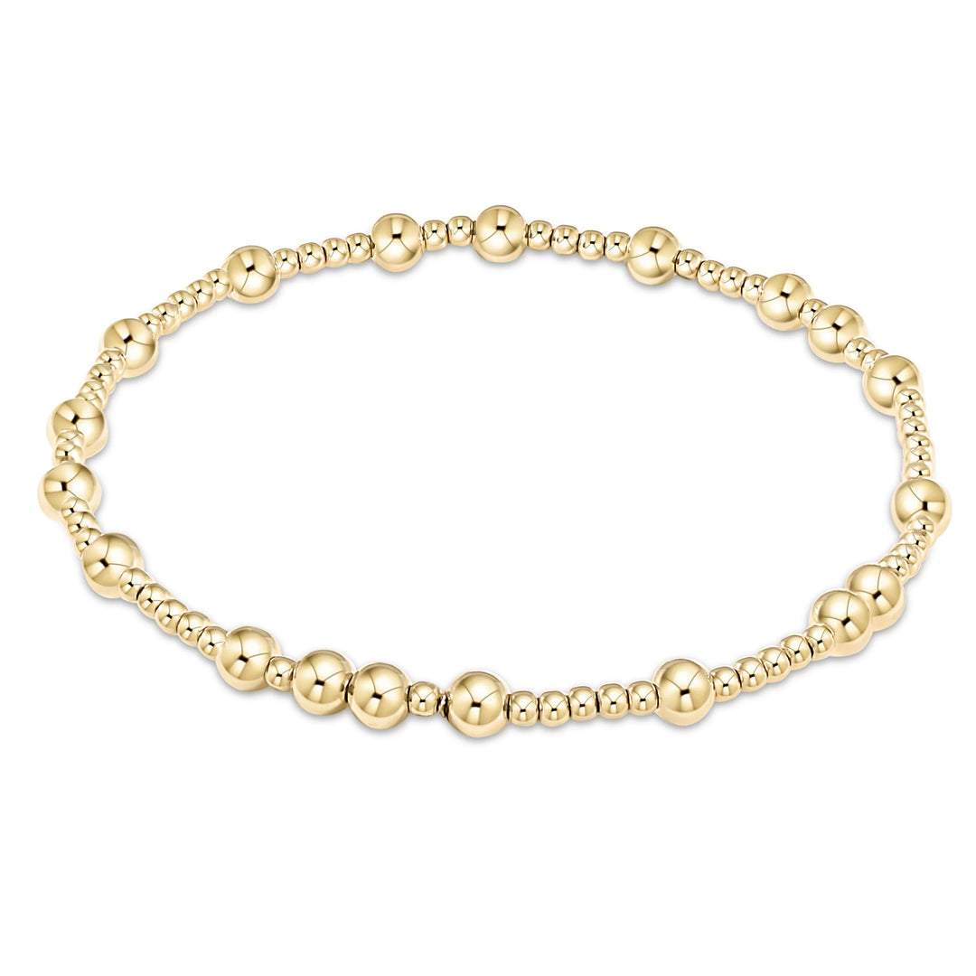Enewton Hope Unwritten 4mm Bead Bracelet- Gold