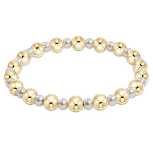 Enewton Pearl Grateful 4mm Bead Bracelet - 6mm Gold Bracelet