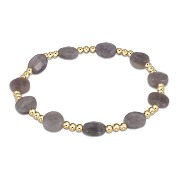 Enewton Admire Gold 3mm Bead Bracelet- Labradorite