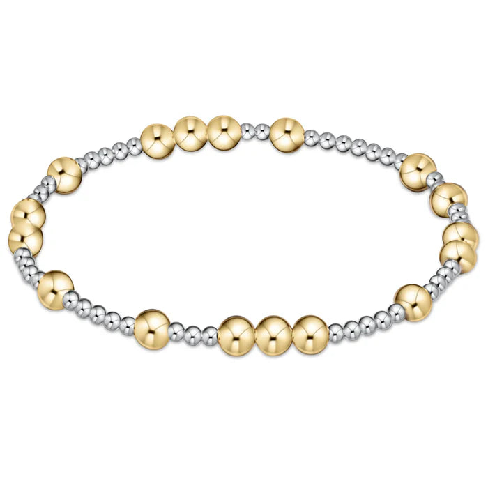 enewton: Hope Unwritten 5mm Bead Bracelet - Mixed Metal