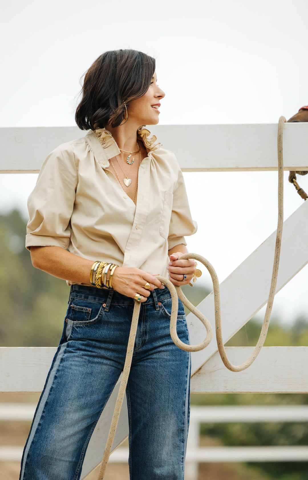 Southern Lover Top in Tan