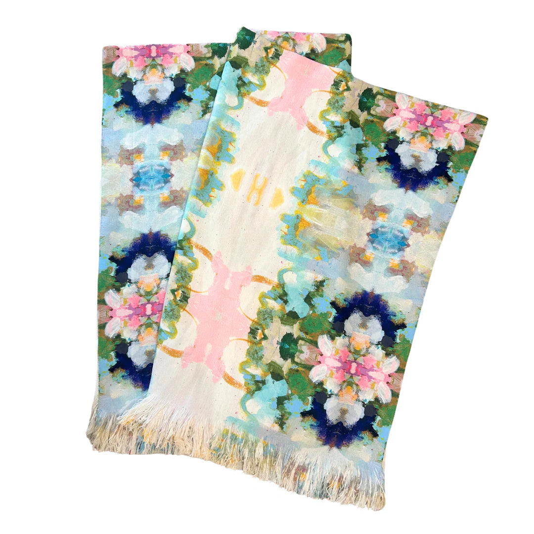 Laura Park Throw Blanket in Nantucket Bloom