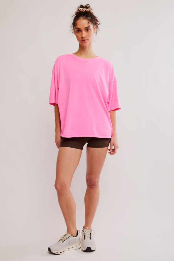 Free People Movement Tackle Tee in Hot Pink – Sugar & Spice