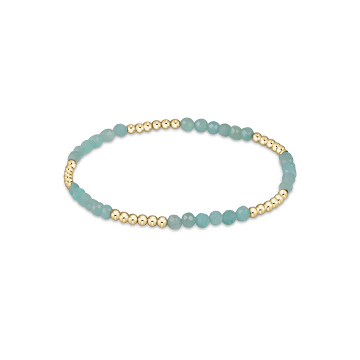 Enewton Blissful Pattern 2.5mm Bead Bracelet- Amazonite