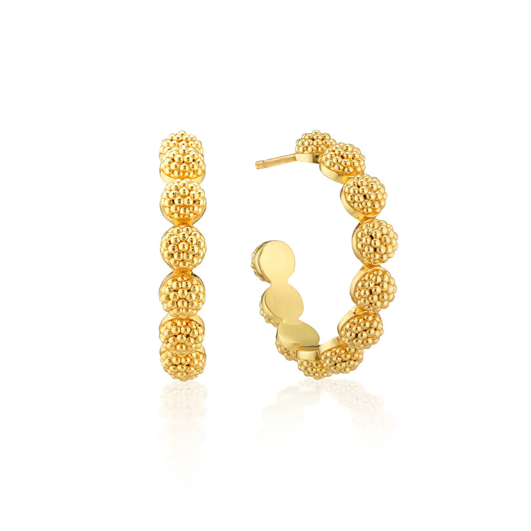 Capucine De Wolf Berry Icon Small Hoop Earrings - Gold