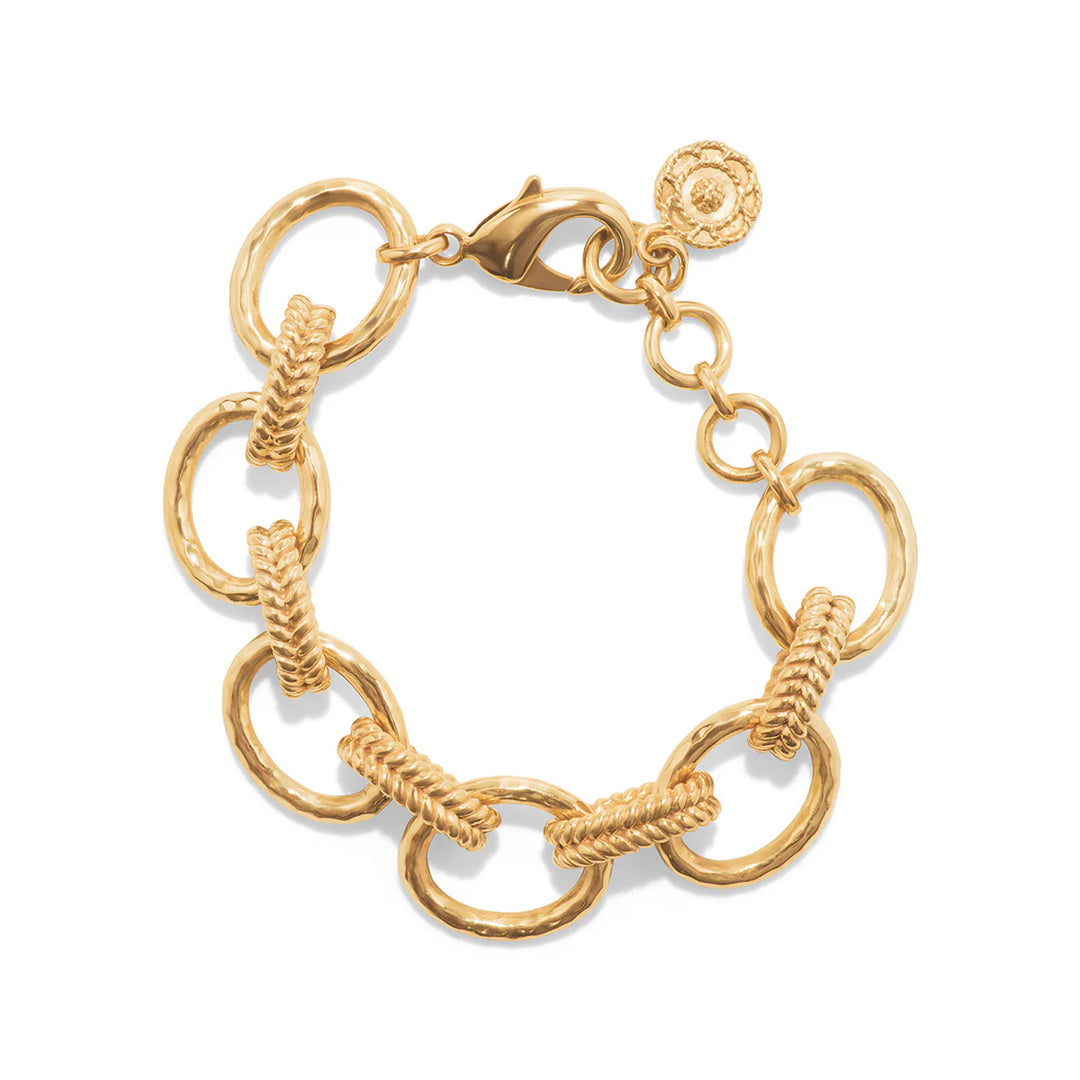 Capucine De Wolf Cleopatra Regal Link Bracelet, 7+1.5" - Gold