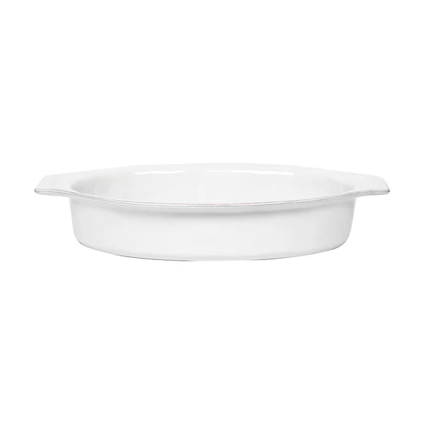 Juliska Puro 16" Oval Baker in Whitewash
