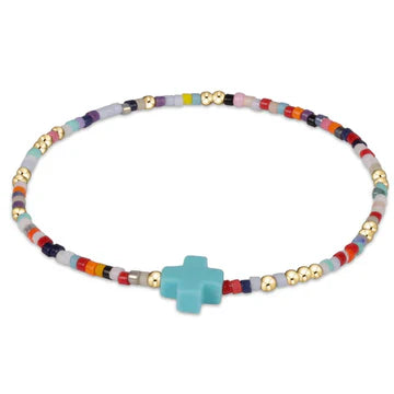 Enewton Egirl Hope Unwritten Signature Cross Bracelet- Hot Mess