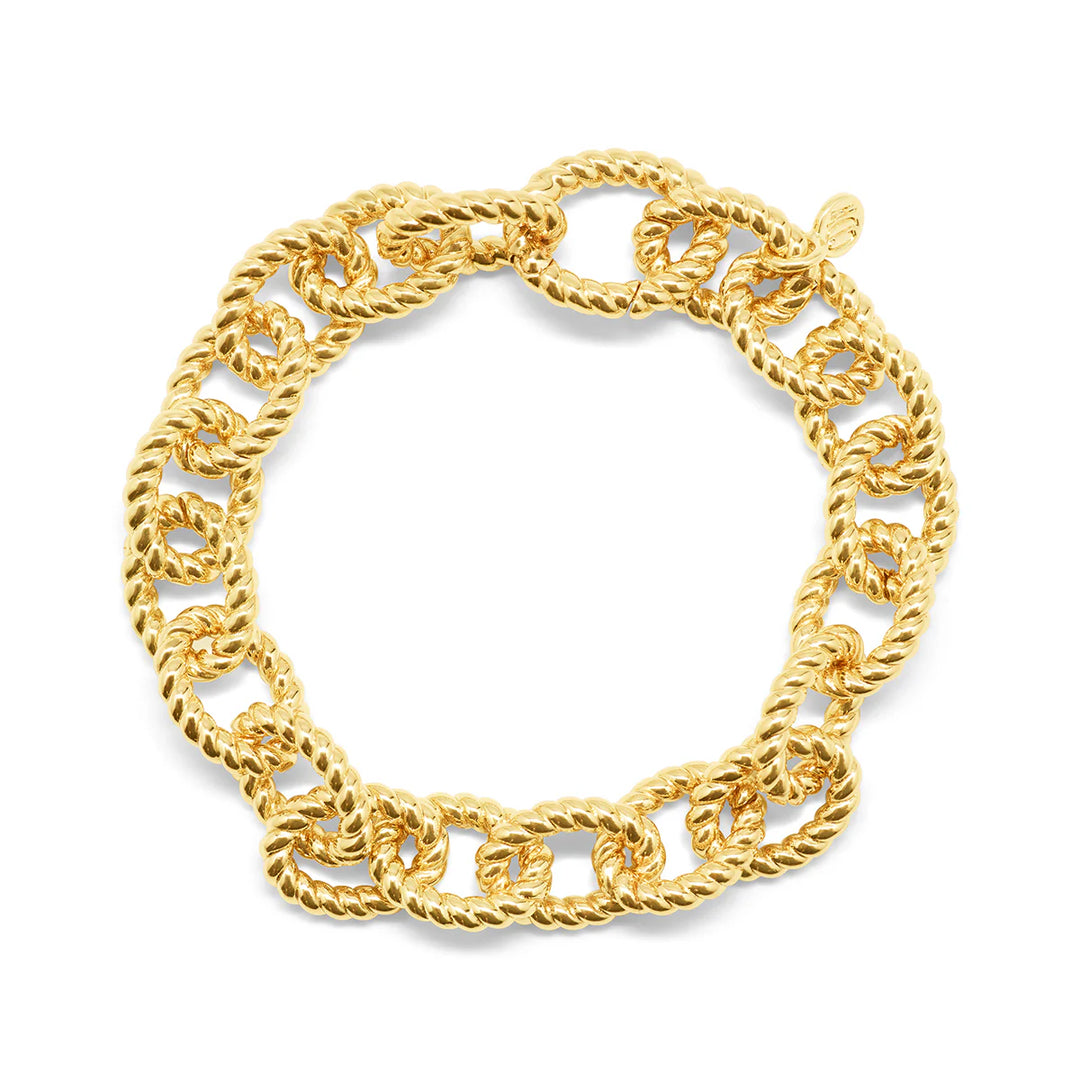 Capucine De Wolf Victoria Small Chain Bracelet, 8" - Gold
