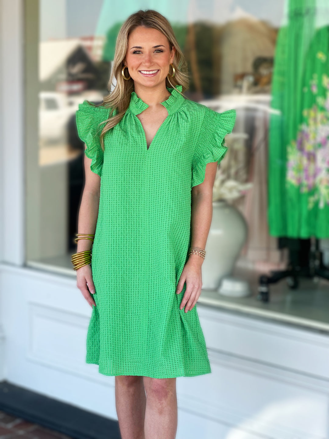 Find Your Path Green Dress