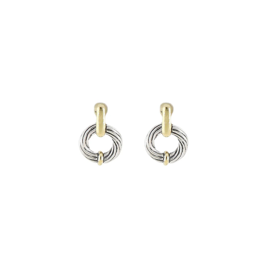 John Medeiros Cordão Collection - Circle Door Knocker Post Earrings