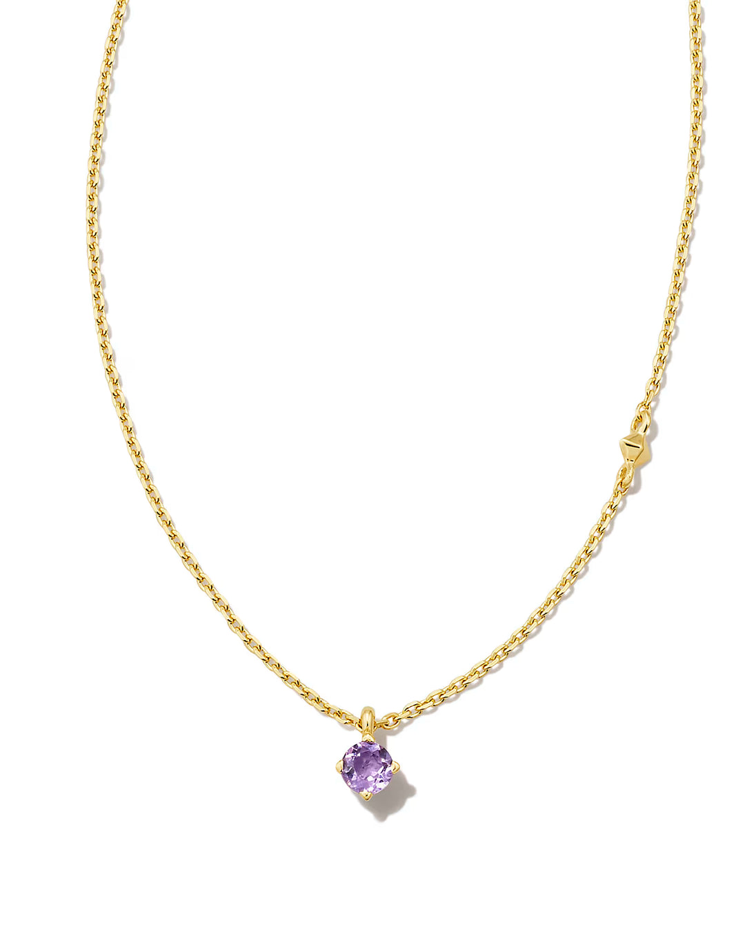 Kendra Scott Maisie 18k Gold Vermeil Pendant Necklace in Amethyst