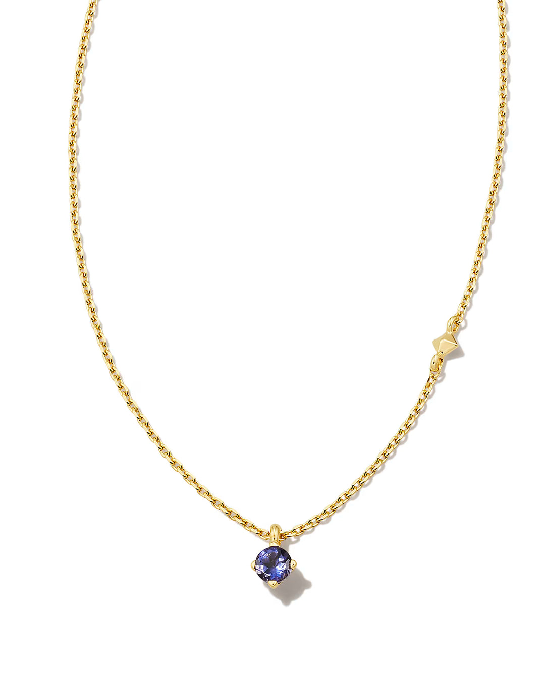 Kendra Scott Maisie 18k Gold Vermeil Pendant Necklace in Blue Iolite