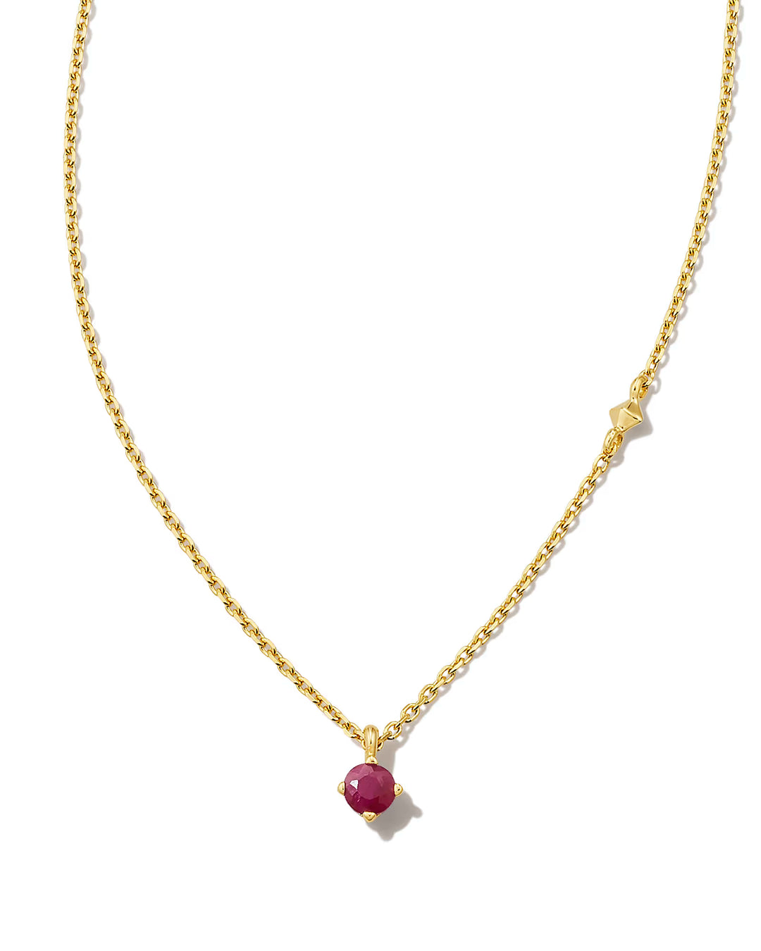 Kendra Scott Maisie 18k Gold Vermeil Pendant Necklace in Ruby