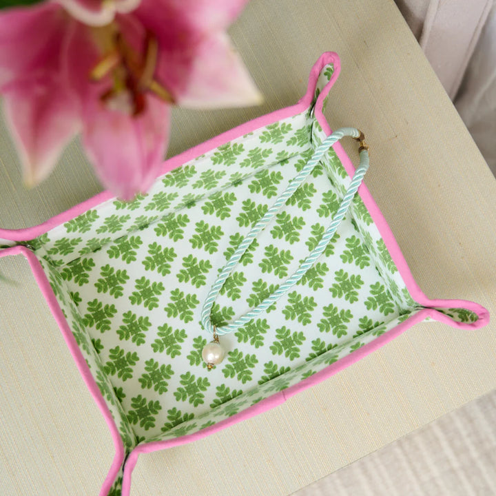 Laura Park Snap Tray in Brushstrokes Green