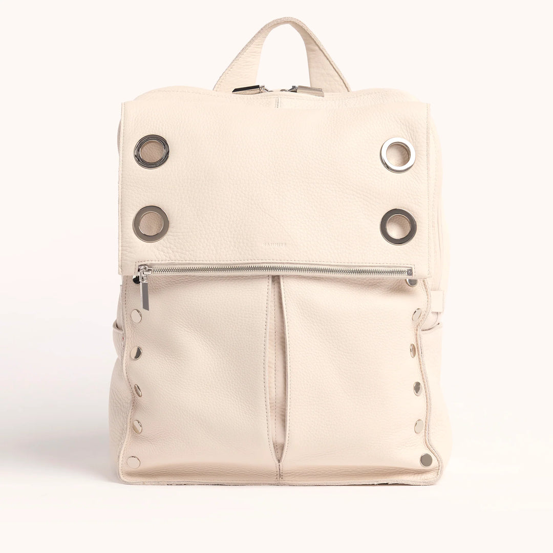 Hammitt Montana Backpack XL in Calla Lily White/Silver