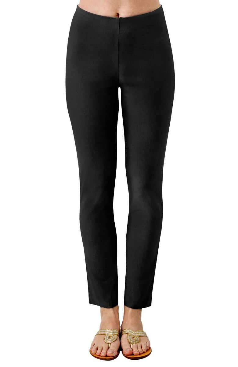 Gretchen Scott GripeLess Pull On Pant in Solid Black