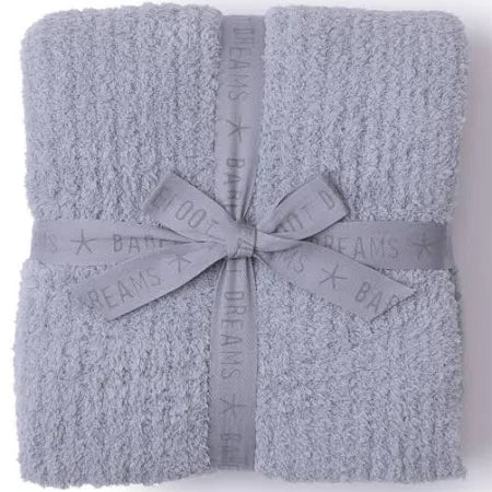 Barefoot Dreams CozyChic® Waffle Throw in Moonwater