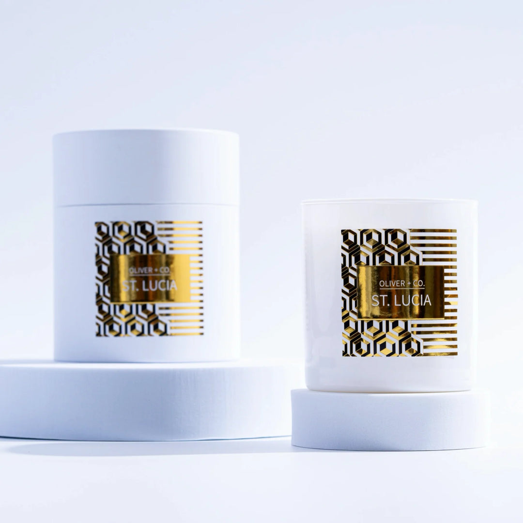 Oliver + Co. St. Lucia 12 oz Signature Candle