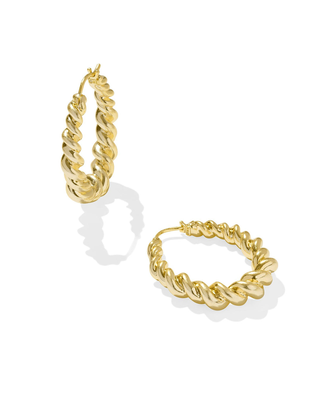 Kendra Scott  Haisley Hoop Earrings in Gold